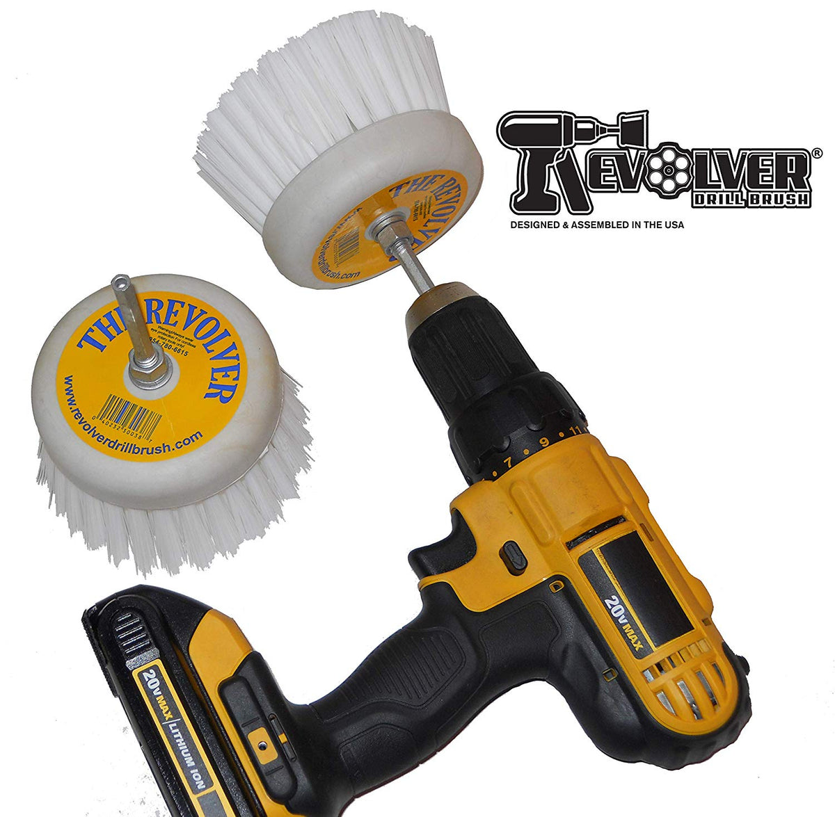 The Revolver Drill Brush® – 4 Pack