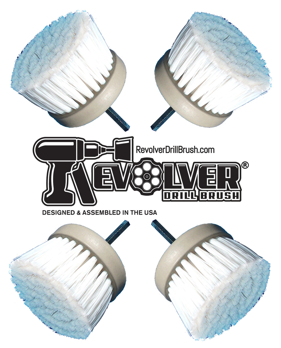 The Revolver Drill Brush® – 4 Pack