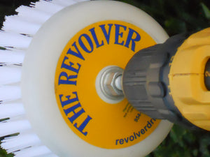The REVOLVER DRILL BRUSH® DRILL ATTACHMENT BRUSH - POWER SCRUBBER!